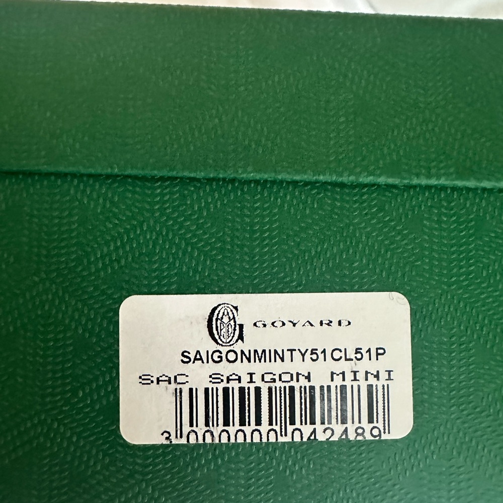Goyard Mini Saigon gray bag - Picture 4 of 4